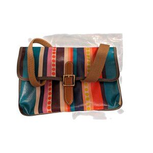 Multi-colored Fossil Shoulder Bad NWOT Vegan Material